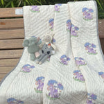 Lucky Unicorn - Lavender Reversible Kids Quilt