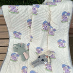 Lucky Unicorn - Lavender Reversible Kids Quilt