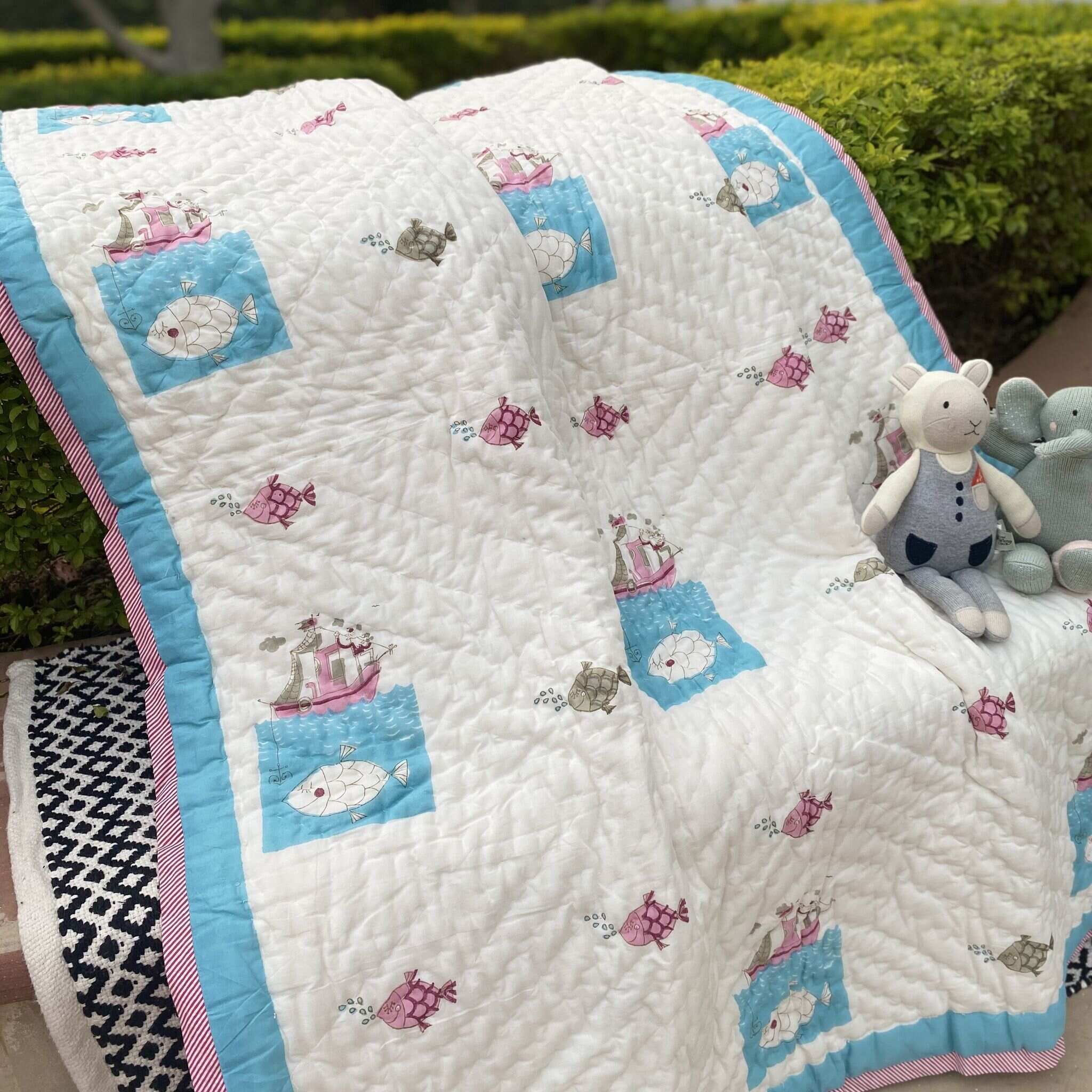 Sailor's Ship Reversible Kids Quilt