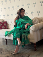 SEHAR - Forest Glow Pure Silk Kurta / Kurta Set