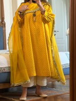 REET - Basant Bandhej One Size Silk Kurta Set