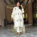 Comfy Cotton Kurta Set (Loose Fit / One Size) - Handblocked bootis