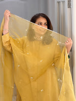 NEERA - Dusty Gold Silk Kurta Set