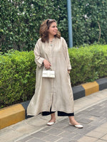 SEHAR - Champagne Pure Silk Kurta / Kurta Set