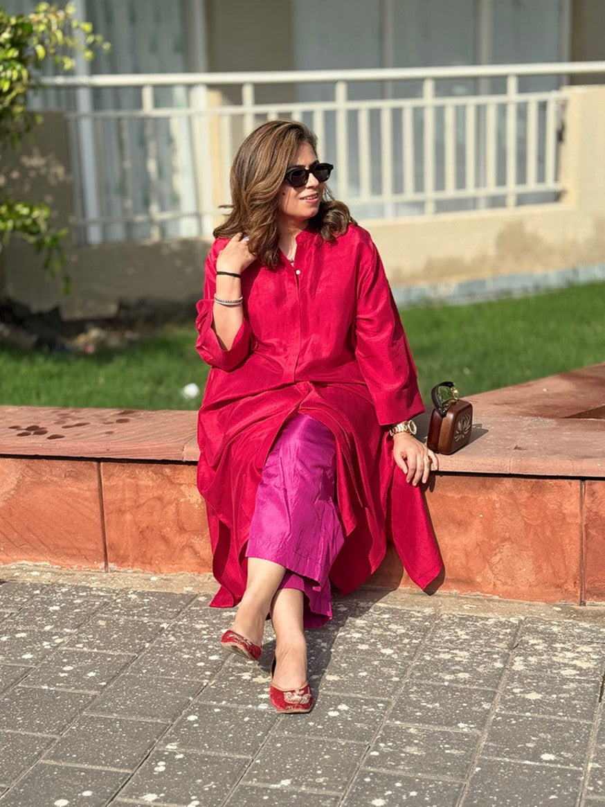 SEHAR - Kesar Pure Silk Kurta / Kurta Set