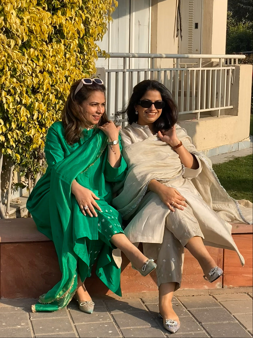 SEHAR - Forest Glow Pure Silk Kurta / Kurta Set