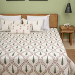 Zenia Jaal Mughal Reversible Quilted Bed Cover