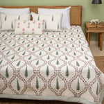 Zenia Jaal Mughal Reversible Quilted Bed Cover