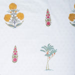 Marigold Poppies Reversible Dohar / AC Covering Sheet