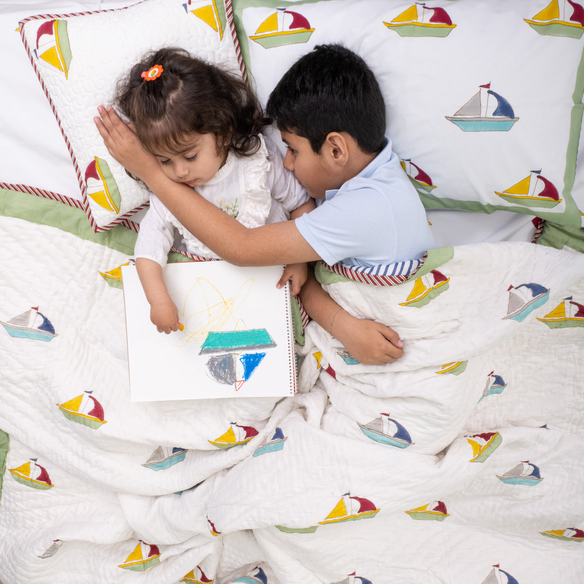 Float The Boat Reversible Kids Quilt