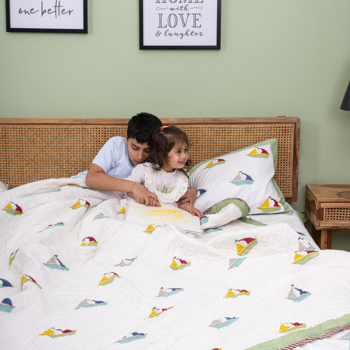 Float The Boat Reversible Kids Quilt