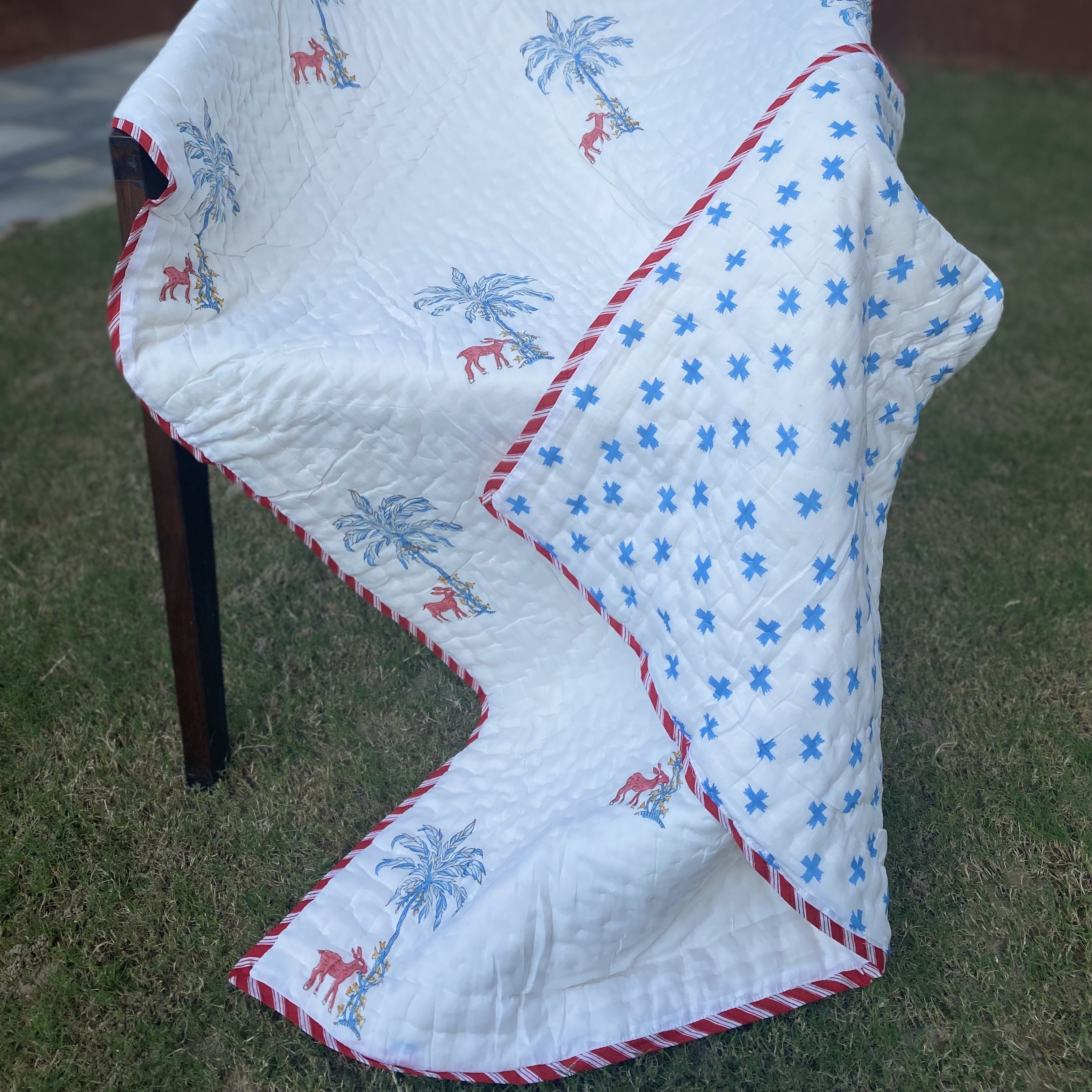 Dear Deer Reversible Kids Quilt